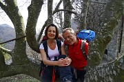 Monte Suchello (1541 m) da Aviatico (1080 m) il 13 aprile 2015  - FOTOGALLERY